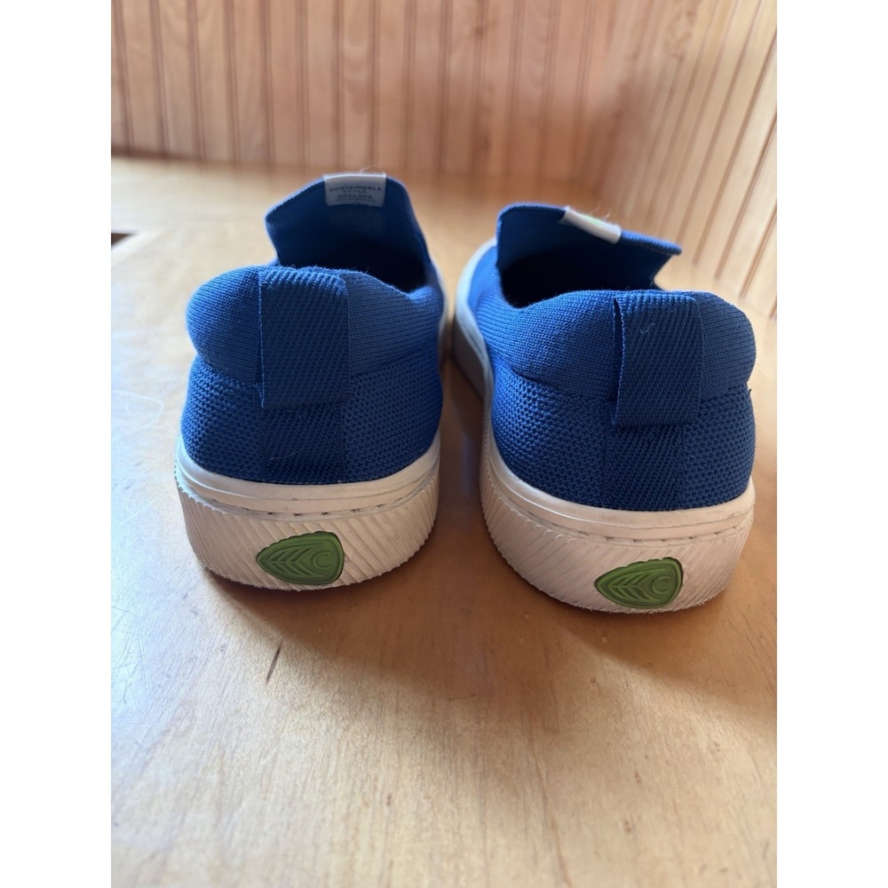Cariuma Slip On Knit Sneakers Mineral Blue US Men's 10.5 Sustainable Minimalist - Picture 5 of 13